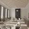 Ekena Millwork 66 56W x 66 56H x 14T Large Laird Decorative Fretwork Wood Ceiling Panels, Cherry CELW67X67X0250LRDCH - alternate 4